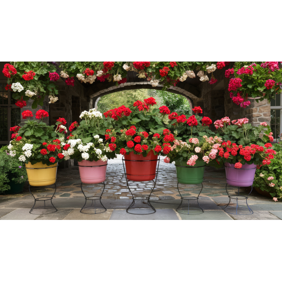 Nagy álló, csüngő muskátli növény csomag  30 db